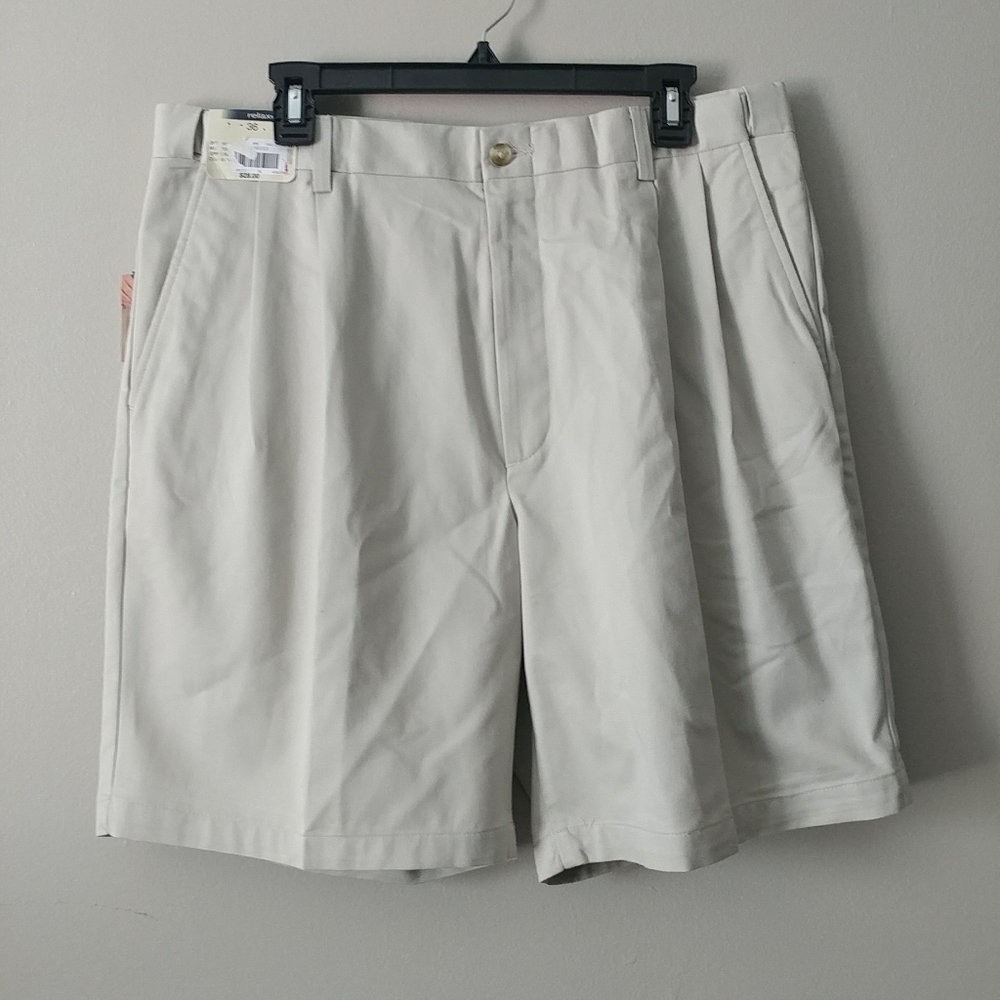 36" Roundtree & Yorke khaki expander waist new